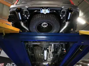 aFe - aFe Power Vulcan Series 3 IN to 3-1/2 IN Cat-Back Exhaust System for Ram (2025-26) 1500 RHO L6-3.0L (tt) (304 Stainless Steel w/ Black Tips) - Image 4