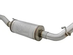 aFe - aFe Power Rebel Series 2-1/2 IN Cat-Back Exhaust System for Jeep (2007-18) Wrangler V6-3.6L/3.8L (409 Stainless Steel w/ Black Tips, 2/4-Door) - Image 3