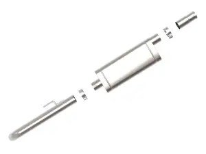 aFe - aFe Power ROCK BASHER 3 IN 409 Stainless Steel Cat-Back Hi-Tuck Exhaust System for Jeep (2020-26) Gladiator (JT) V6-3.6L - Image 3