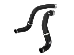 aFe Power BladeRunner 3" Aluminum Hot and Cold Charge Pipe Kit for Jeep (2020-23) Wrangler V6-3.0L (td) EcoDiesel (Black)