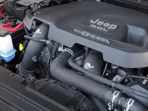 aFe - aFe Power BladeRunner 3" Aluminum Hot and Cold Charge Pipe Kit for Jeep (2020-23) Wrangler V6-3.0L (td) EcoDiesel (Black) - Image 3