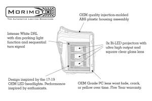Morimoto - Copy of Morimoto LED Headlights for Ford (2011-16) Super Duty, XB (Pair) - Image 7