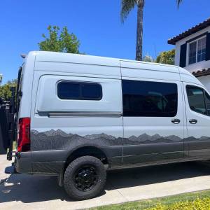 S&B Wideouts for Mercedes (2007-24) Sprinter Vans (Driver & Passenger Side Set, Both Windows Cutout)