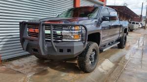 Iron Bull Bumpers - Iron Bull Front Bumper for Chevy (2015-19) Silverado 2500/3500 Silverado, Parking Sensor Cutouts Available - Image 3