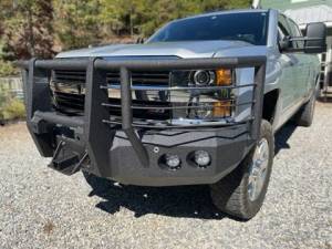 Iron Bull Bumpers - Iron Bull Front Bumper for Chevy (2015-19) Silverado 2500/3500 Silverado, Parking Sensor Cutouts Available - Image 5