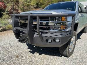 Iron Bull Bumpers - Iron Bull Front Bumper for Chevy (2015-19) Silverado 2500/3500 Silverado, Parking Sensor Cutouts Available - Image 6