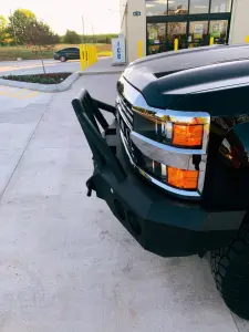 Iron Bull Bumpers - Iron Bull Front Bumper for Chevy (2015-19) Silverado 2500/3500 Silverado, Parking Sensor Cutouts Available - Image 13