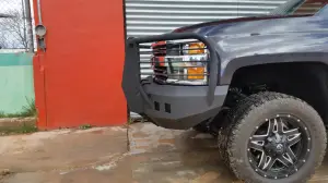 Iron Bull Bumpers - Iron Bull Front Bumper for Chevy (2015-19) Silverado 2500/3500 Silverado, Parking Sensor Cutouts Available - Image 16