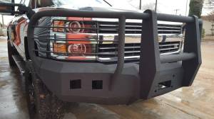 Iron Bull Bumpers - Iron Bull Front Bumper for Chevy (2015-19) Silverado 2500/3500 Silverado, Parking Sensor Cutouts Available - Image 19