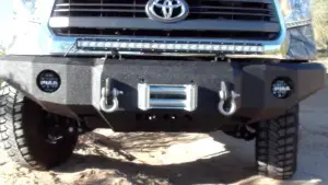 Iron Bull Bumpers - Iron Bull Front Bumper for Toyota (2014-21) Tundra, Parking Sensor Cutouts Available - Image 4