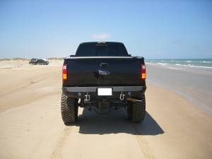 Iron Bull Bumpers - Iron Bull Rear Bumper for Ford (1999-16) F-250/F-350 Super Duty, Parking Sensor Cutouts Available - Image 2