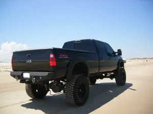 Iron Bull Bumpers - Iron Bull Rear Bumper for Ford (1999-16) F-250/F-350 Super Duty, Parking Sensor Cutouts Available - Image 3