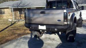 Iron Bull Bumpers - Iron Bull Rear Bumper for Ford (1999-16) F-250/F-350 Super Duty, Parking Sensor Cutouts Available - Image 6