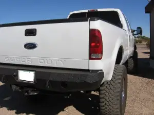 Iron Bull Bumpers - Iron Bull Rear Bumper for Ford (1999-16) F-250/F-350 Super Duty, Parking Sensor Cutouts Available - Image 9
