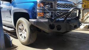 Iron Bull Bumpers - Iron Bull Front Bumper for Chevrolet (2014-15) Silverado 1500, Parking Sensor Cutouts Available - Image 8