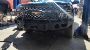 Iron Bull Bumpers - Iron Bull Front Bumper for Chevrolet (2014-15) Silverado 1500, Parking Sensor Cutouts Available - Image 10