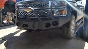 Iron Bull Bumpers - Iron Bull Front Bumper for Chevrolet (2014-15) Silverado 1500, Parking Sensor Cutouts Available - Image 11