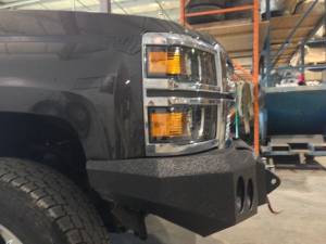 Iron Bull Bumpers - Iron Bull Front Bumper for Chevrolet (2014-15) Silverado 1500, Parking Sensor Cutouts Available - Image 14