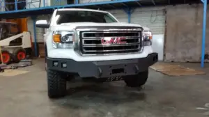 Iron Bull Bumpers - Iron Bull Front Bumper for GMC (2014-15) Sierra 1500, Parking Sensor Cutouts Available - Image 9