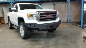 Iron Bull Bumpers - Iron Bull Front Bumper for GMC (2014-15) Sierra 1500, Parking Sensor Cutouts Available - Image 10
