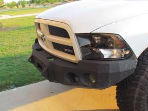 Iron Bull Bumpers - Iron Bull Front Bumper for Ram (2013-22) 1500 Sport, Parking Sensor Cutouts Available - Image 4