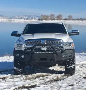 Iron Bull Bumpers - Iron Bull Front Bumper for Ram (2013-22) 1500 Sport, Parking Sensor Cutouts Available - Image 12