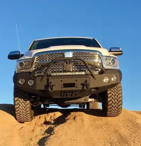Iron Bull Bumpers - Iron Bull Front Bumper for Ram (2013-22) 1500 Sport, Parking Sensor Cutouts Available - Image 15