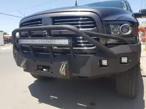 Iron Bull Bumpers - Iron Bull Front Bumper for Ram (2013-22) 1500 Sport, Parking Sensor Cutouts Available - Image 18