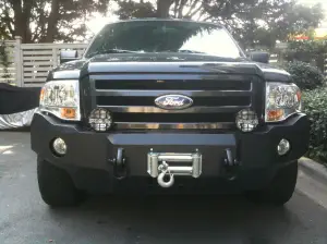 Iron Bull Bumpers - Iron Bull Front Bumper for Ford (2007-14) Expedition, Parking Sensor Cutouts Available - Image 4