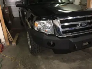 Iron Bull Bumpers - Iron Bull Front Bumper for Ford (2007-14) Expedition, Parking Sensor Cutouts Available - Image 6