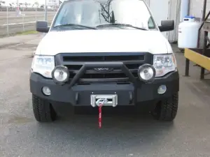 Iron Bull Bumpers - Iron Bull Front Bumper for Ford (2007-14) Expedition, Parking Sensor Cutouts Available - Image 8
