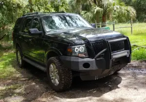 Iron Bull Bumpers - Iron Bull Front Bumper for Ford (2007-14) Expedition, Parking Sensor Cutouts Available - Image 16