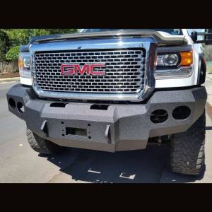 Iron Bull Bumpers - Iron Bull Front Bumper for GMC (2015-19) Sierra 2500/3500, Parking Sensor Cutouts Available - Image 2