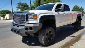 Iron Bull Bumpers - Iron Bull Front Bumper for GMC (2015-19) Sierra 2500/3500, Parking Sensor Cutouts Available - Image 5
