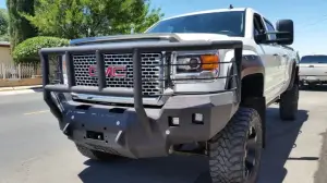 Iron Bull Bumpers - Iron Bull Front Bumper for GMC (2015-19) Sierra 2500/3500, Parking Sensor Cutouts Available - Image 8