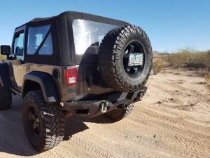 Iron Bull Bumpers - Iron Bull Rear Bumper for Jeep (2007-17) Wrangler - Image 3