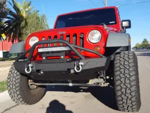 Iron Bull Bumpers - Iron Bull Front Bumper for Jeep (2007-17) Wrangler (Shovel Head) - Image 2
