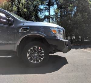 Iron Bull Bumpers - Iron Bull Front Bumper for Nissan (2016-24) Titan XD, Parking Sensor Cutouts Available - Image 3