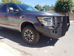 Iron Bull Bumpers - Iron Bull Front Bumper for Nissan (2016-24) Titan XD, Parking Sensor Cutouts Available - Image 7