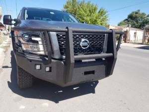 Iron Bull Bumpers - Iron Bull Front Bumper for Nissan (2016-24) Titan XD, Parking Sensor Cutouts Available - Image 8