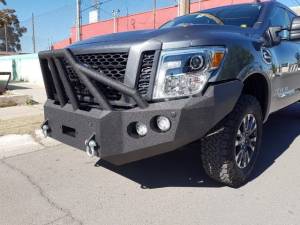 Iron Bull Bumpers - Iron Bull Front Bumper for Nissan (2016-24) Titan XD, Parking Sensor Cutouts Available - Image 9
