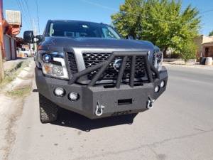 Iron Bull Bumpers - Iron Bull Front Bumper for Nissan (2016-24) Titan XD, Parking Sensor Cutouts Available - Image 11