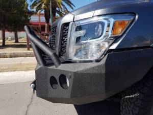 Iron Bull Bumpers - Iron Bull Front Bumper for Nissan (2016-24) Titan XD, Parking Sensor Cutouts Available - Image 13