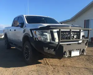 Iron Bull Bumpers - Iron Bull Front Bumper for Nissan (2016-24) Titan XD, Parking Sensor Cutouts Available - Image 14