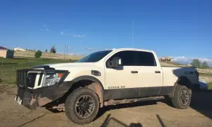 Iron Bull Bumpers - Iron Bull Front Bumper for Nissan (2016-24) Titan XD, Parking Sensor Cutouts Available - Image 15