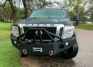 Iron Bull Bumpers - Iron Bull Front Bumper for Nissan (2016-24) Titan XD, Parking Sensor Cutouts Available - Image 18