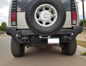 Iron Bull Rear Bumper for Hummer (2003-09) H2/H2 SUT