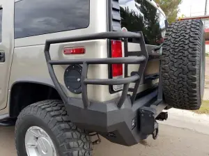 Iron Bull Bumpers - Iron Bull Rear Bumper for Hummer (2003-09) H2/H2 SUT - Image 13