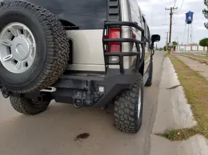 Iron Bull Bumpers - Iron Bull Rear Bumper for Hummer (2003-09) H2/H2 SUT - Image 16