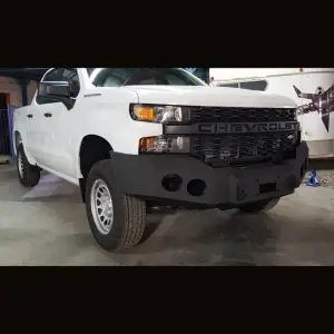 Iron Bull Front Bumper for Chevy (2019-21) 1500 Silverado, Parking Sensor Cutouts Available
